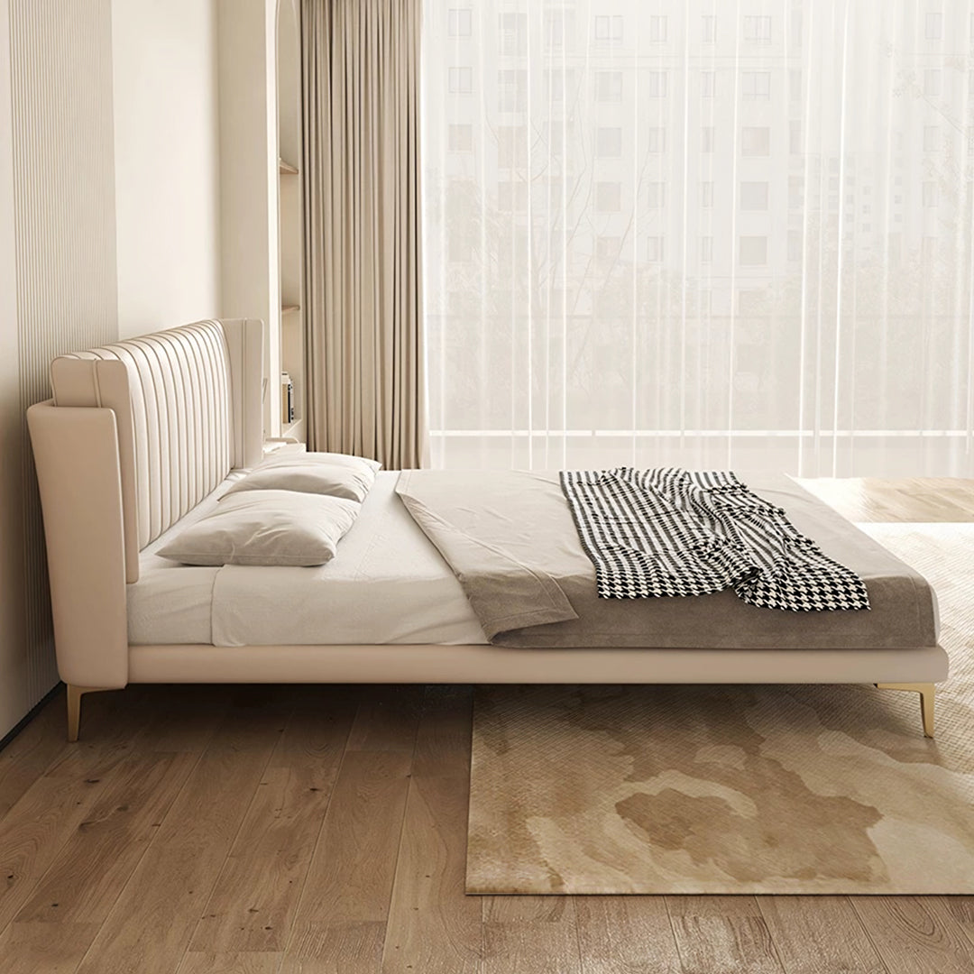 Aisha Floating Bed, King Size, ,Super King Size, No Storage - Horizon and Stone 