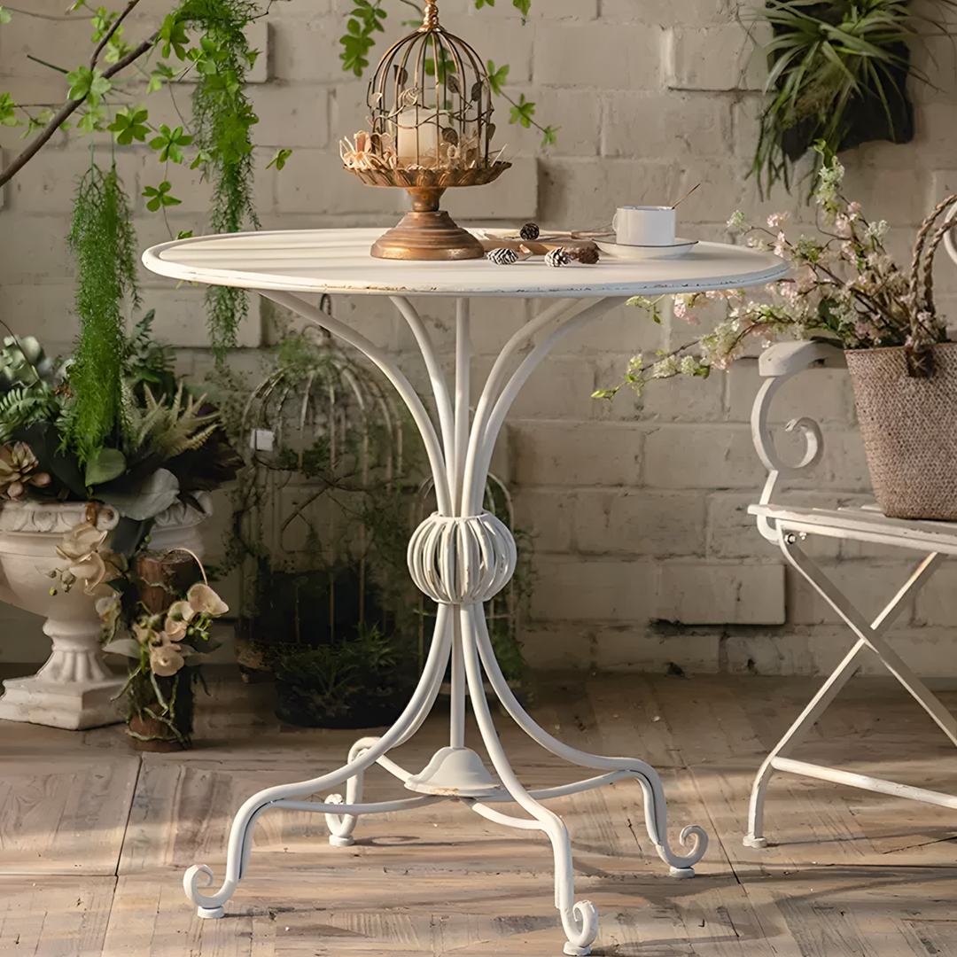 Antonia Outdoor Garden Dining Table Set, Iron - Horizon and Stone 