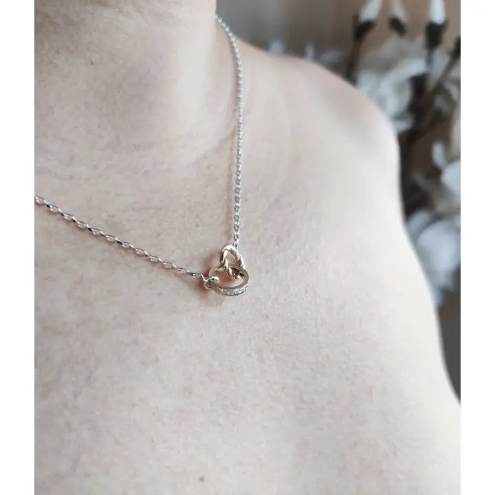 Linked Souls Gold Pendant - Horizon and Stone 
