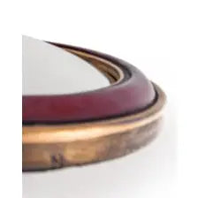 Set of 36 Convex Mirrors with Gold Inner Frame - Horizon and Stone 