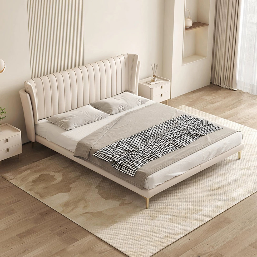 Aisha Floating Bed, King Size, ,Super King Size, No Storage - Horizon and Stone 