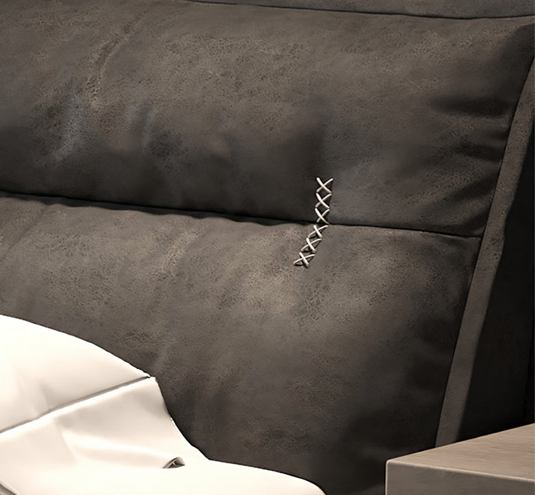 Raj King Size, Super King Size Bed With Storage, Dark Grey - Horizon and Stone 