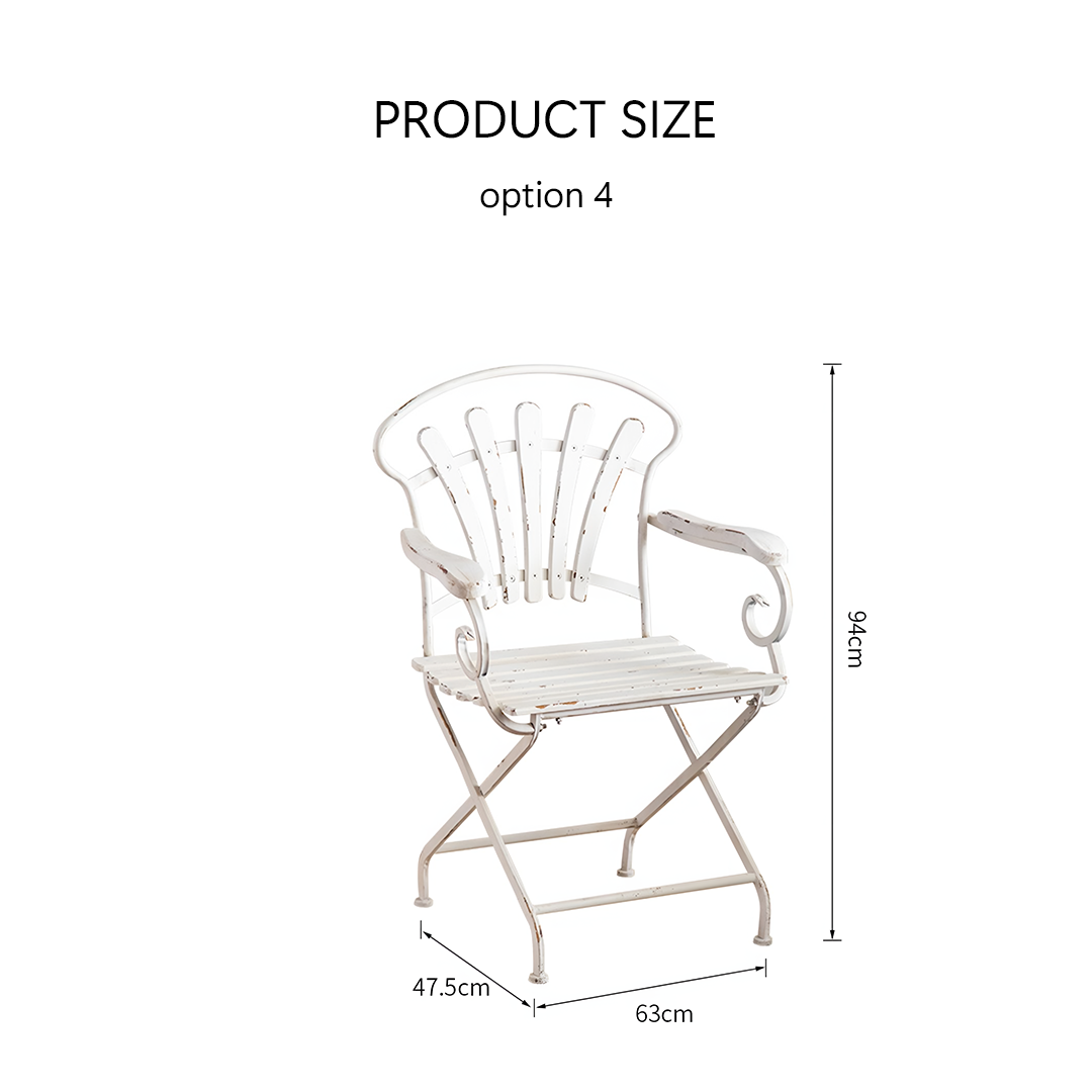 Antonia Outdoor Garden Dining Table Set, Iron - Horizon and Stone 