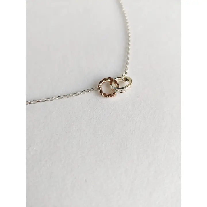 Linked Souls Gold Pendant - Horizon and Stone 