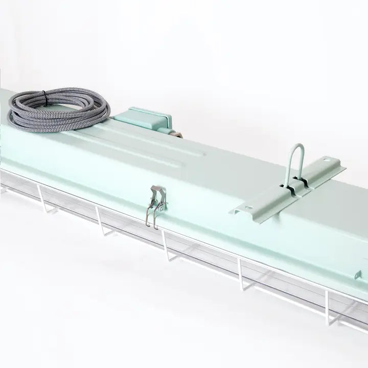 4ft Caged Industrial Strip Light - Turquoise