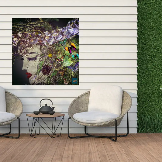 Titania Colour Outdoor Wall Art -