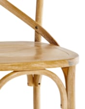 Reclaimed Elm Cross-Back Dining Chair - 8 CHAIRS - Horizon and Stone 