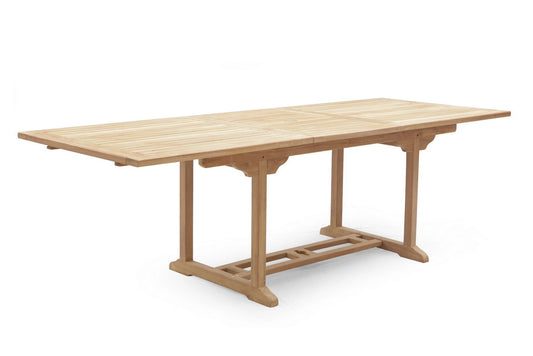 Kd 240cm Rectangular Extending Table - Horizon and Stone 