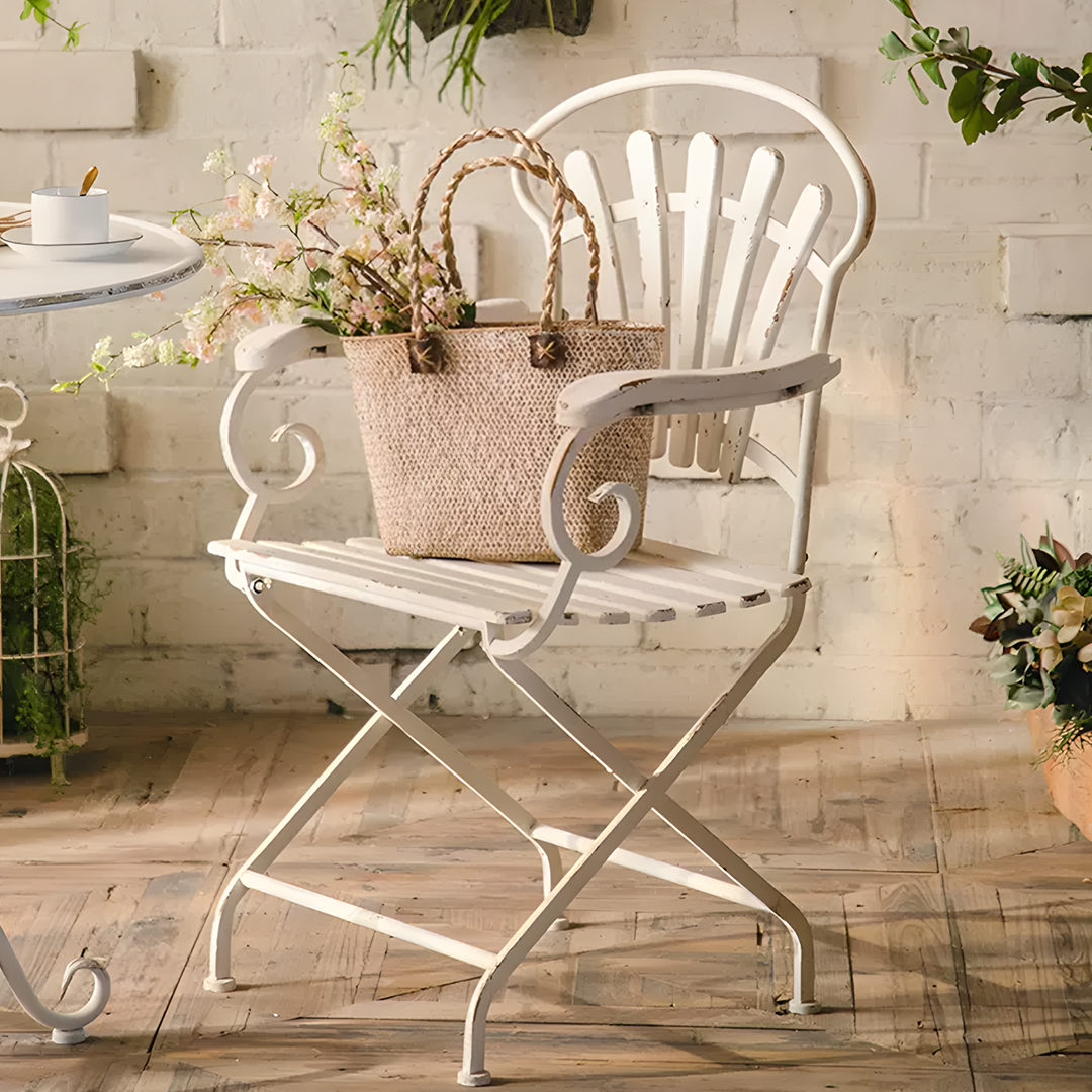 Antonia Outdoor Garden Dining Table Set, Iron - Horizon and Stone 