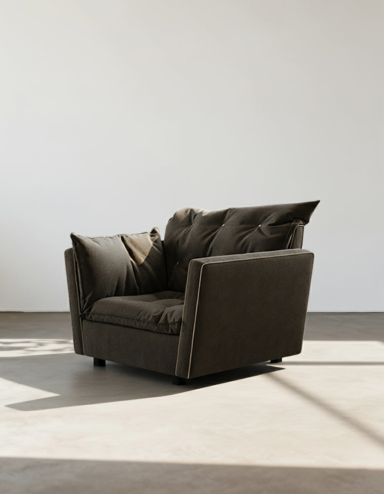 Sorrento Armchair, Black - Horizon and Stone 