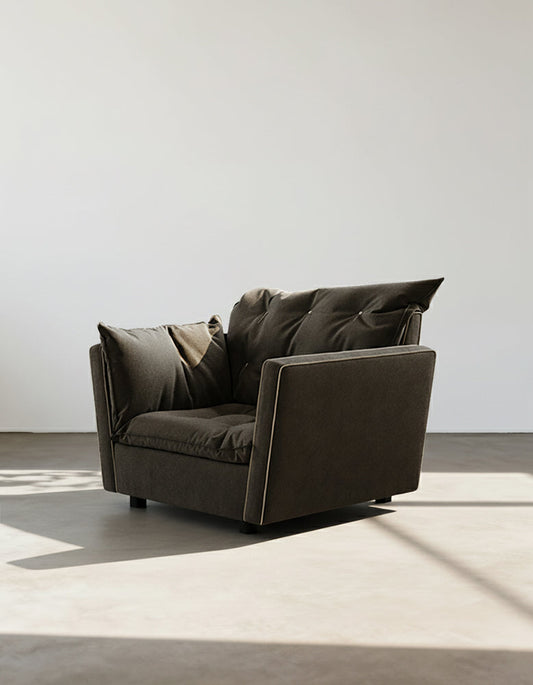 Sorrento Armchair, Black - Horizon and Stone 