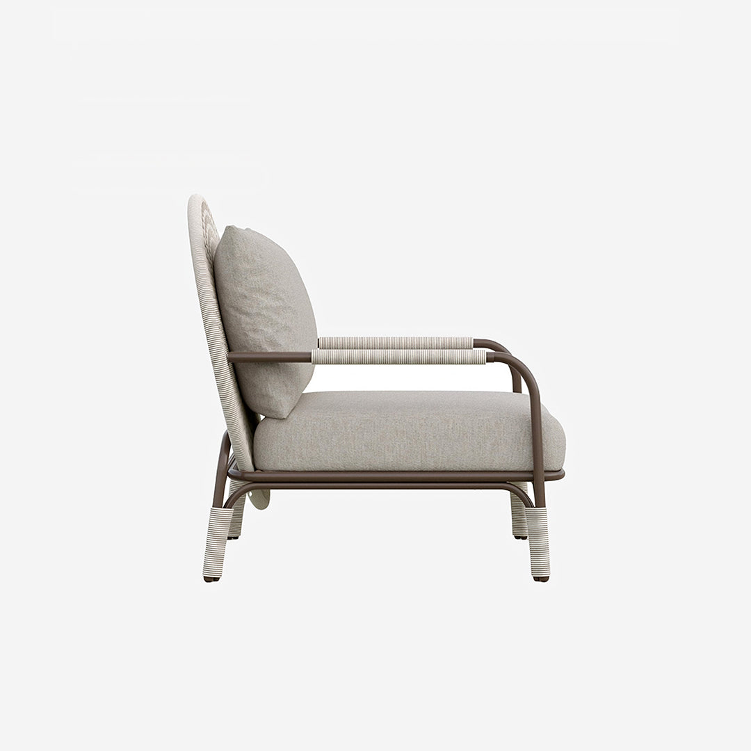 Hodge Outdoor Lounge Chair, Rattan - Horizon and Stone 