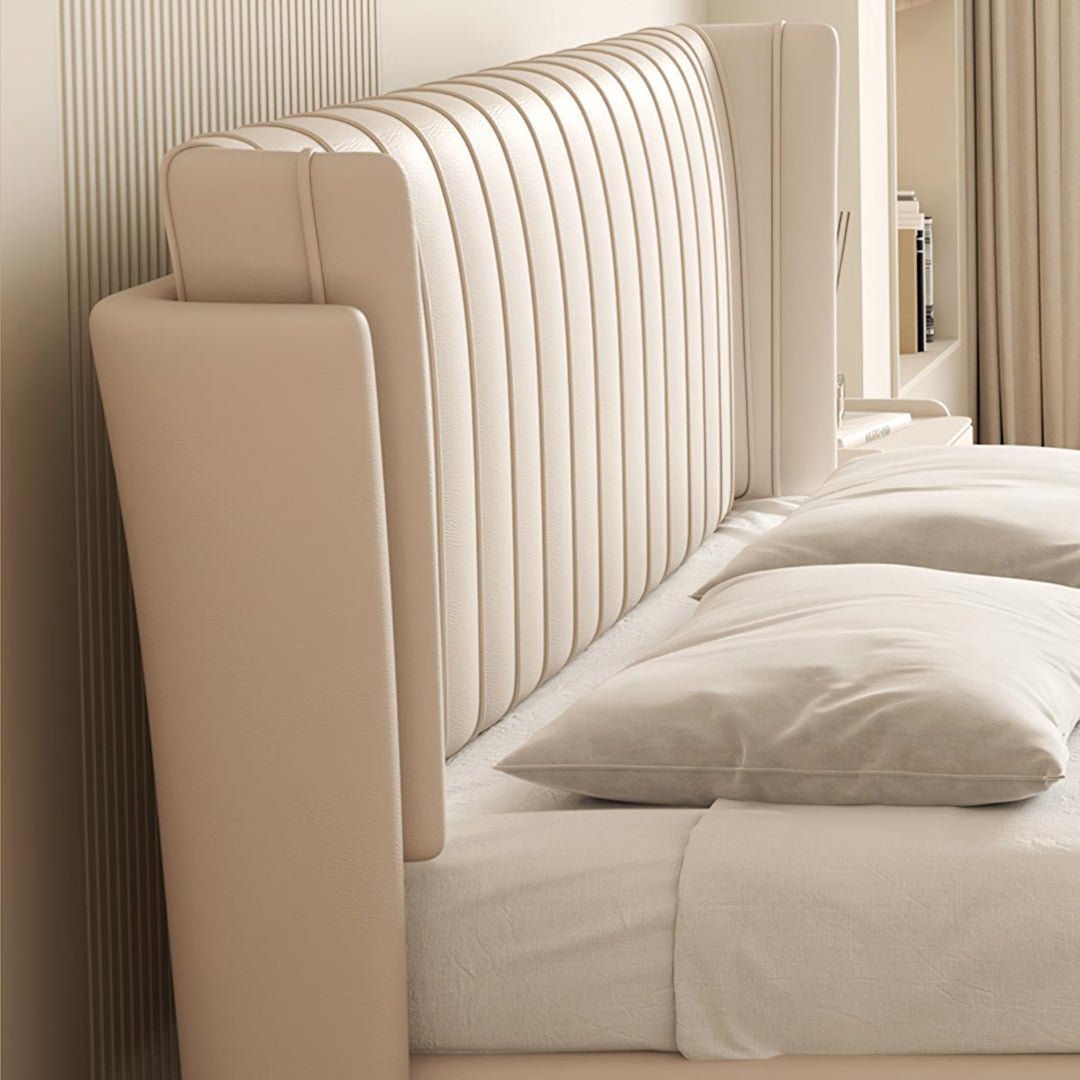 Aisha Floating Bed, King Size, ,Super King Size, No Storage - Horizon and Stone 