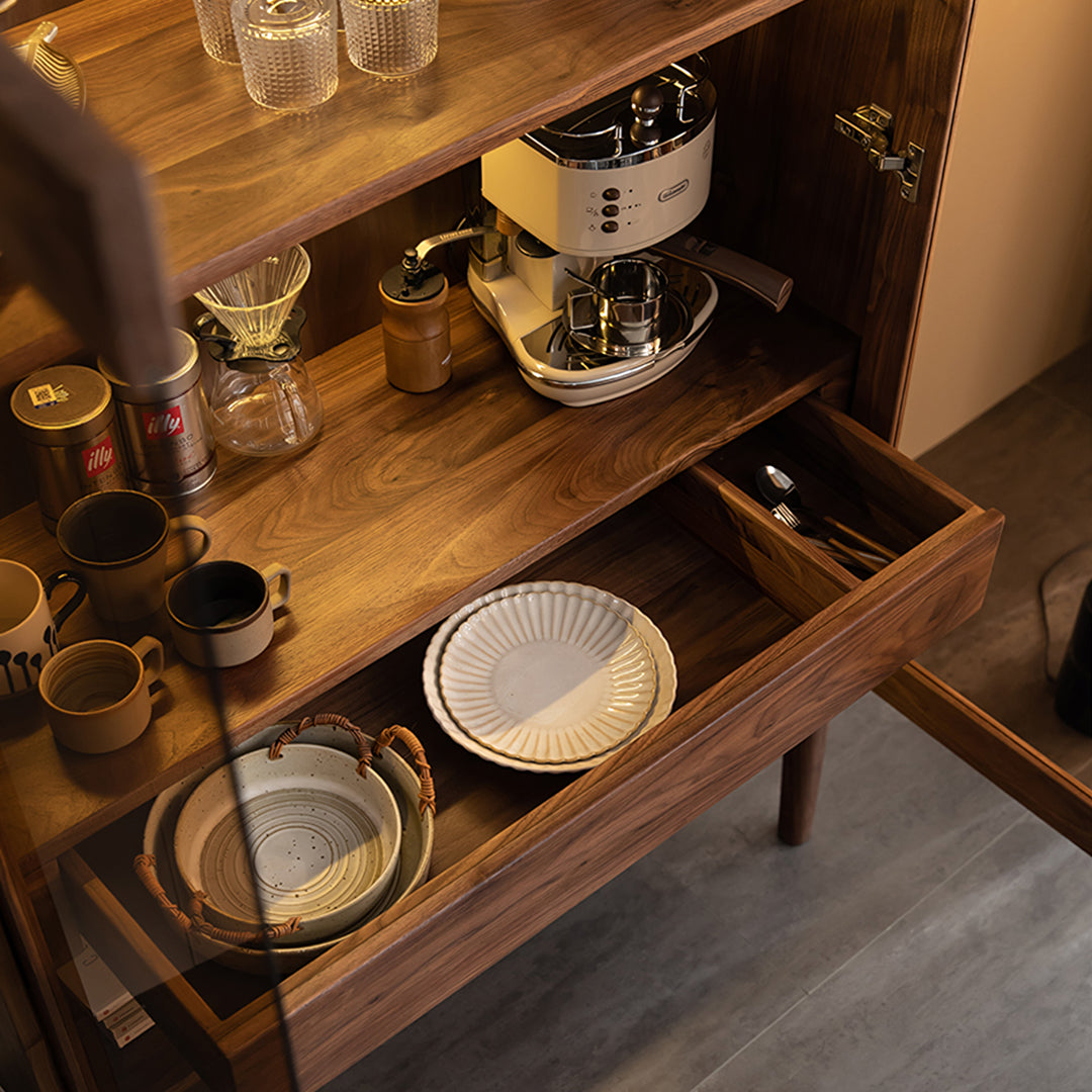 Anisimov Cabinet, Wine Storage With Wine Rack - Horizon and Stone 