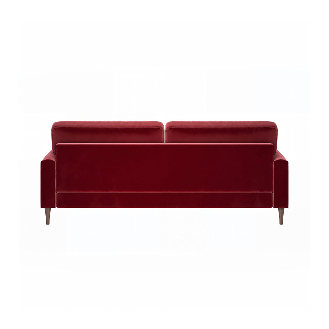 Shafique Two Seater Sofa, Loveseat, Velvet or Linen - Horizon and Stone 