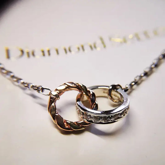 Linked Souls Gold Pendant - Horizon and Stone 