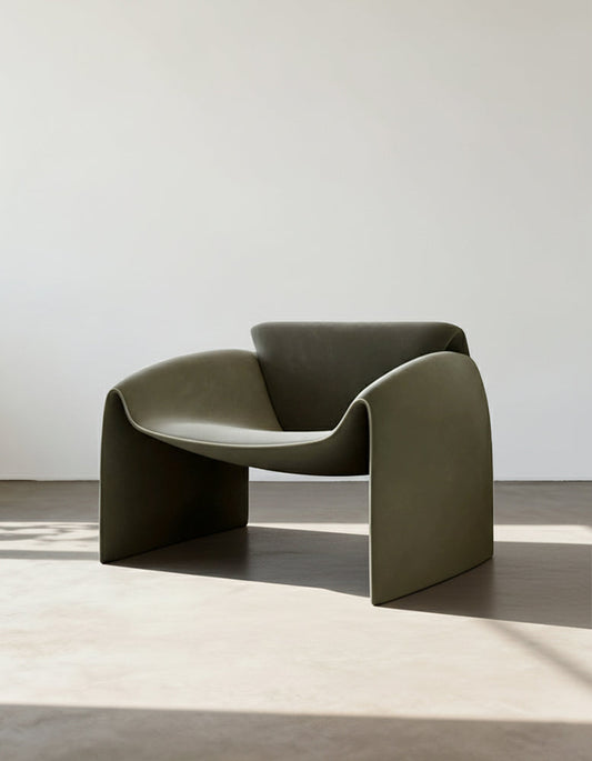 Classic Crab Armchair, Real Leather - Horizon and Stone 