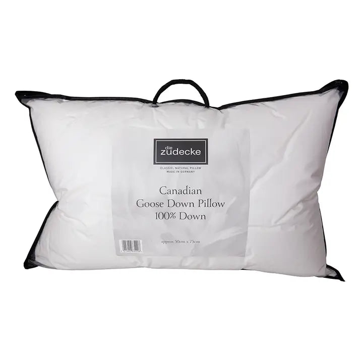 The Die Zudecke Canadian Goose Down Pillow Collection - Standard (75cm x 50cm)