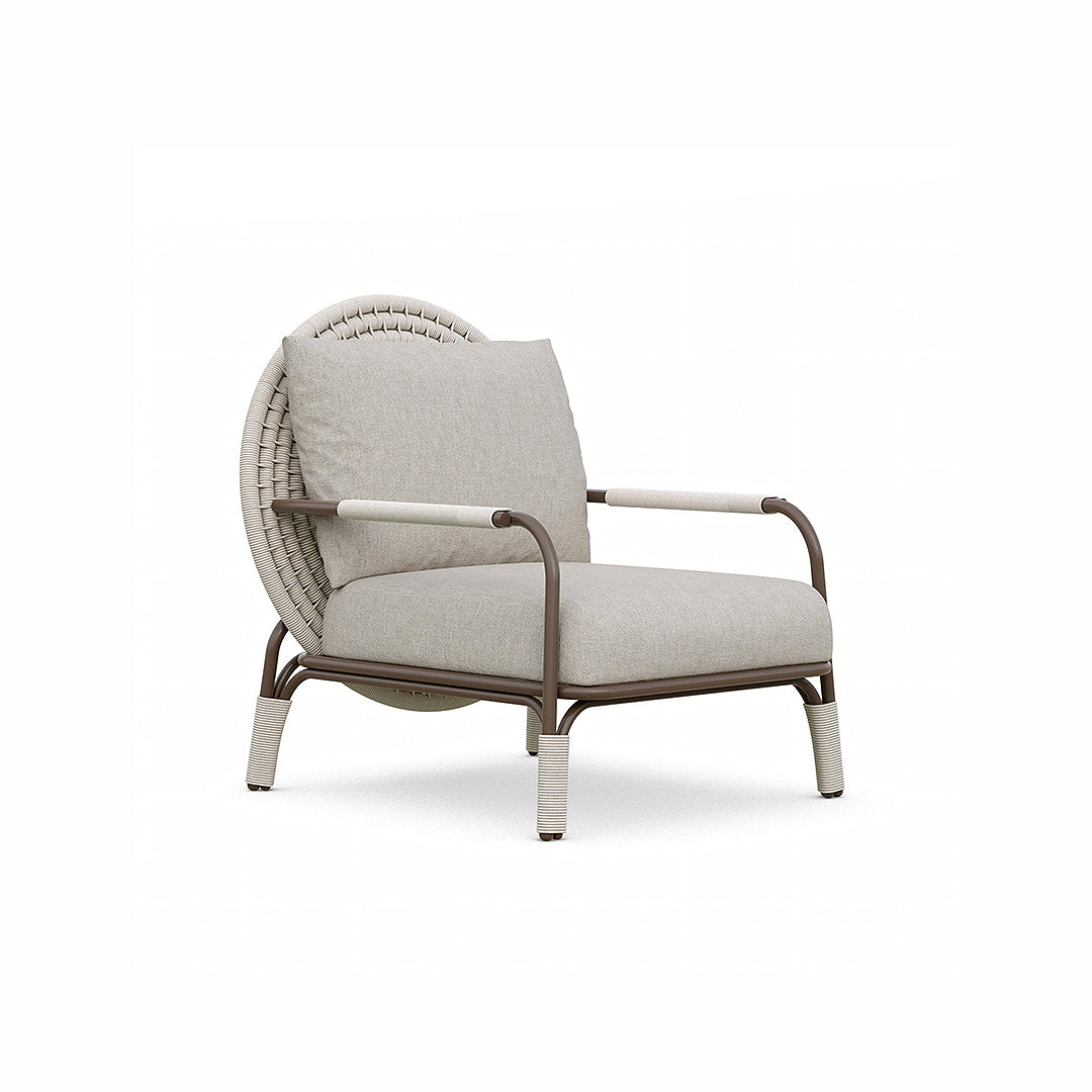 Hodge Outdoor Lounge Chair, Rattan - Horizon and Stone 