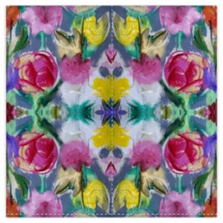 Floral Dream Luxury 100% Organic Cotton Artisan Duvet Set  KING SIZE - Horizon and Stone 