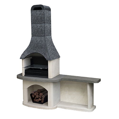 Masonry Sorrento Barbecue with Side Table - Horizon and Stone 