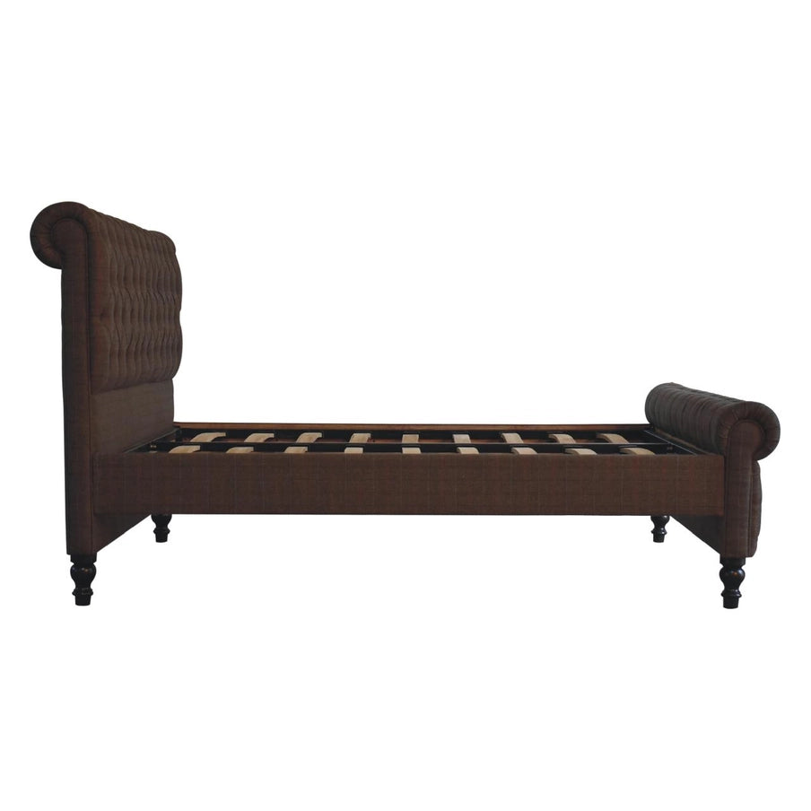 Artisan Furniture Solid Wood Multi Tweed Bed - Horizon and Stone 