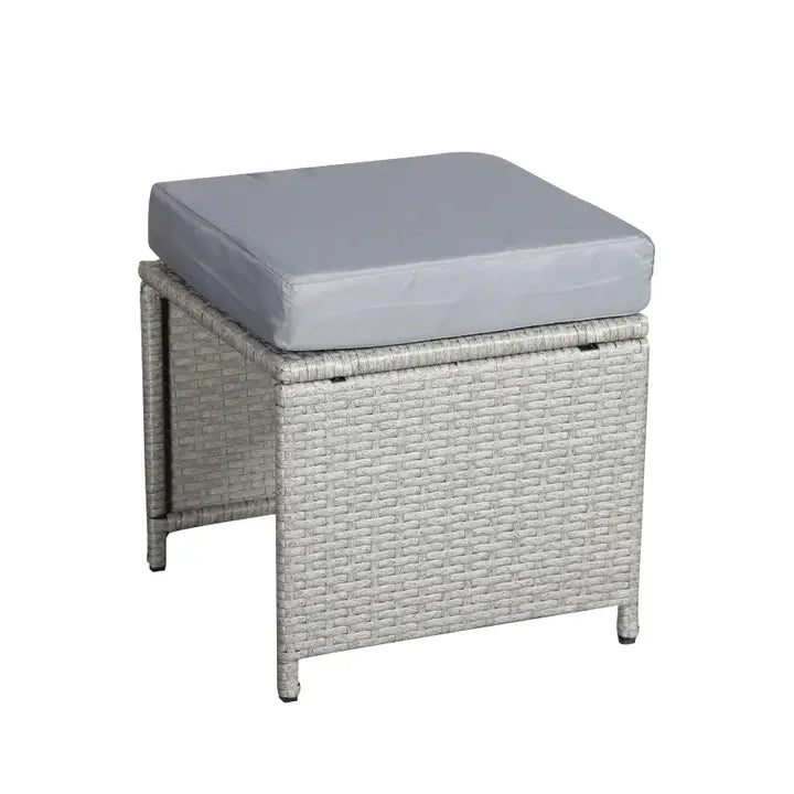 The Knutsford 9 Seat Corner Rattan Dining Set - Horizon and Stone 