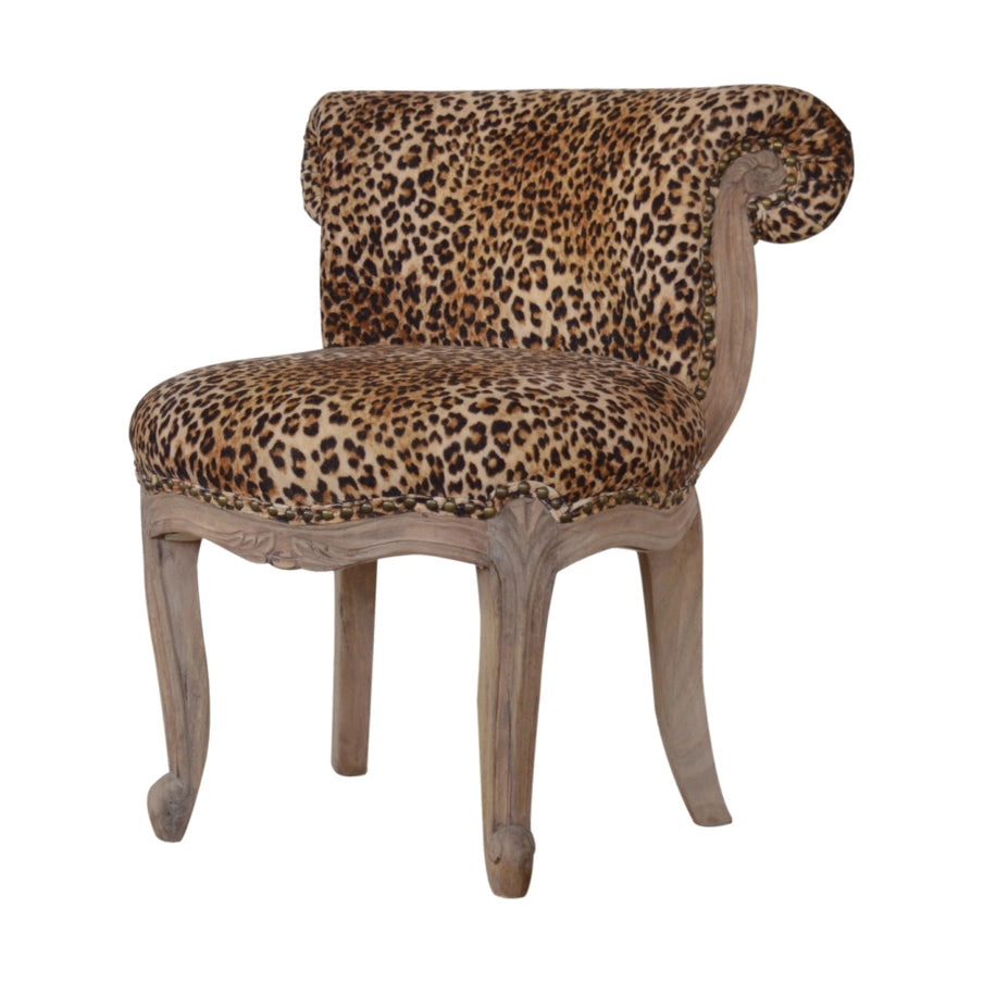 Tiger Printed Studded Chair - Horizon and Stone 