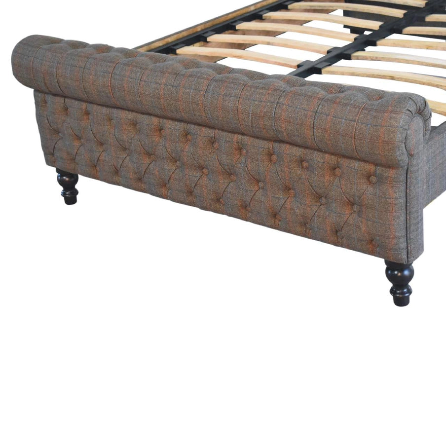 Artisan Furniture Solid Wood Multi Tweed Bed - Horizon and Stone 