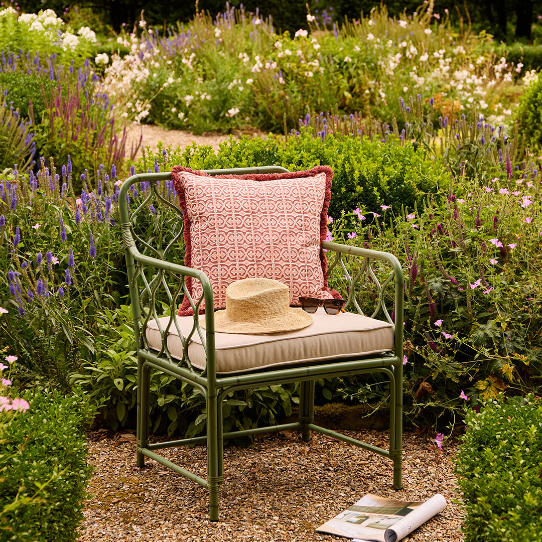 Rizzo Garden Outdoor Sofa Set, Green - Horizon and Stone 