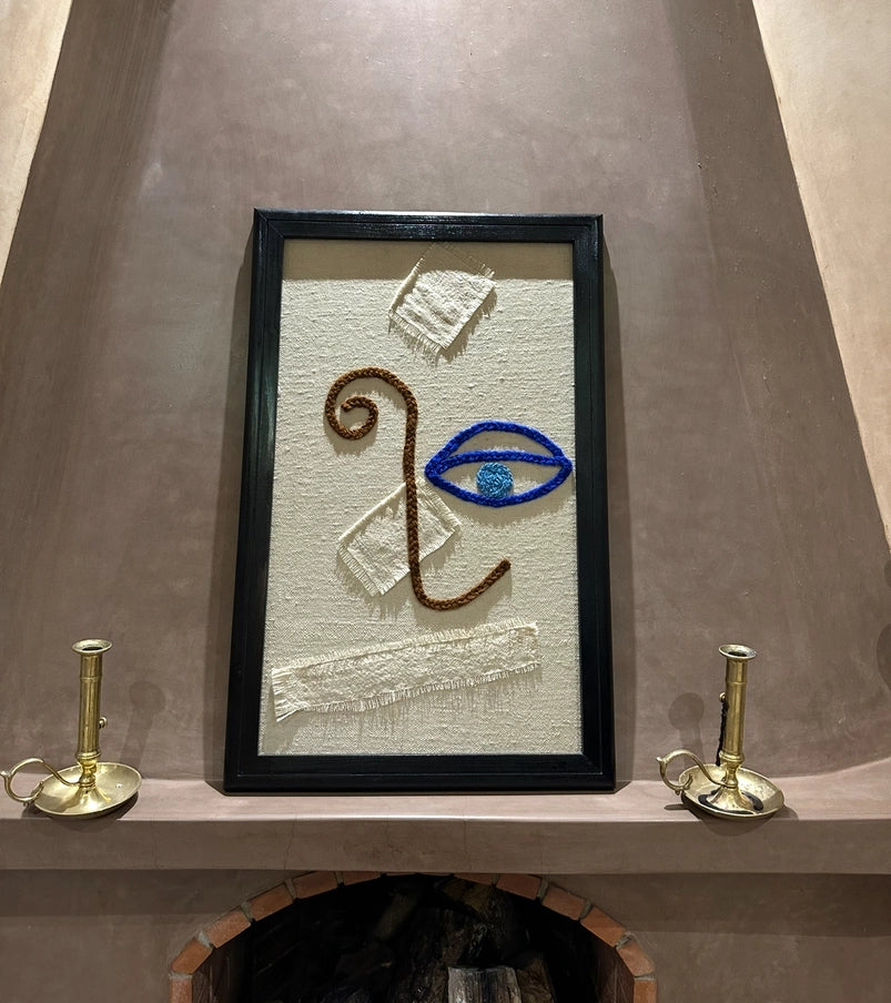 Large Framed Work,Hand Woven Wall Hanging,Wall Art, Tapestry - Horizon and Stone 