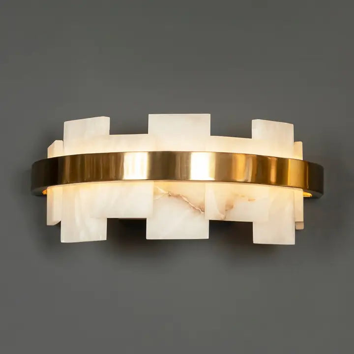 Marble Vanity Wall Light Marble Wall Lighting Model : Paris
