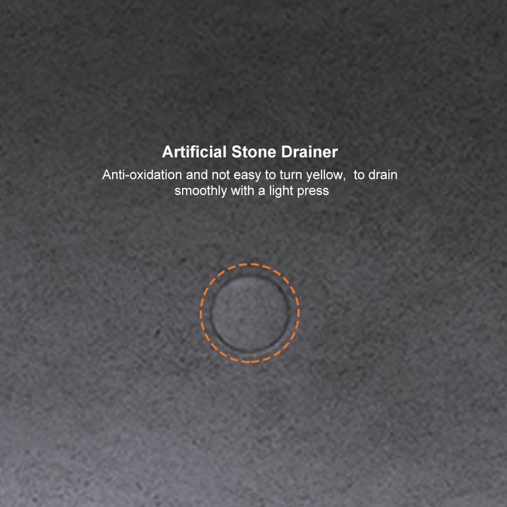 1600mm Industrial Concrete Soaking Bath Oval Cement Freestanding Bathtub in Grey - Horizon and Stone 