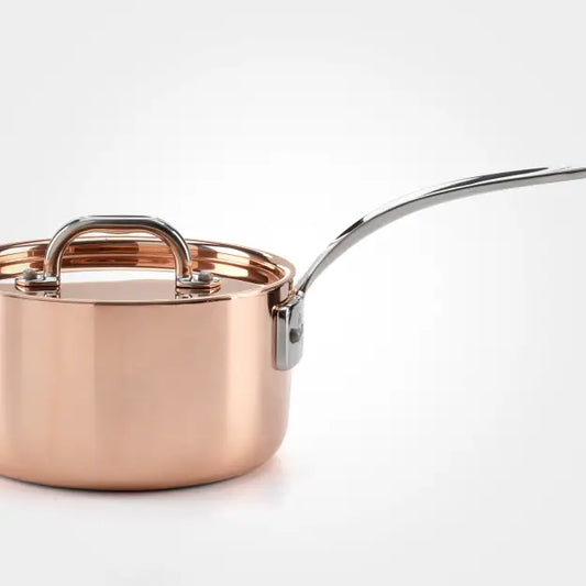 16cm Copper Clad Saucepan & Lid