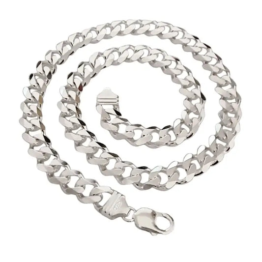 Men's Heavy 11.5mm 925 Sterling Silver Cuban Curb Chain  65 cms - Horizon and Stone 