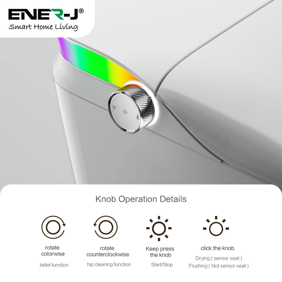 Hygienepro Smart Toilet with Inner Tank - Horizon and Stone 