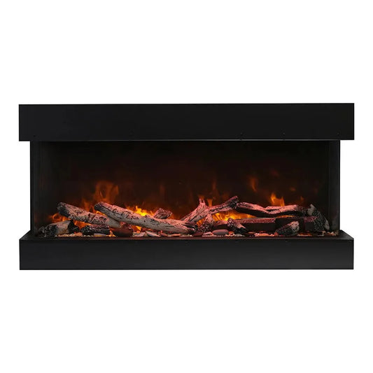 AMANTII TruView XL Series 60-in 3-Sided Linear Electric Fireplace - My Store