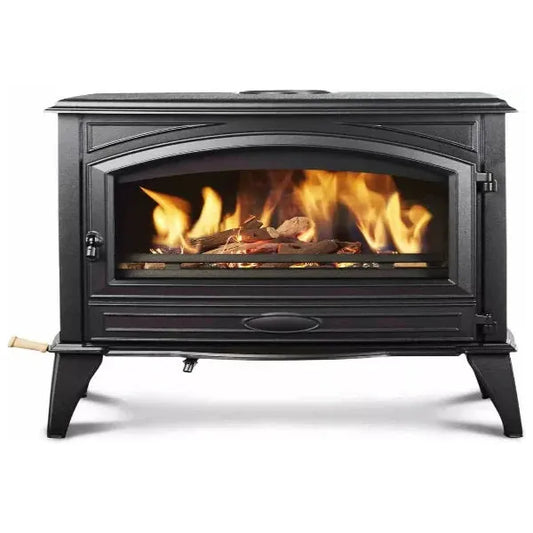Amantii Sierra Flame Lynwood W76 Freestanding Cast Iron Wood Burning Stove - My Store