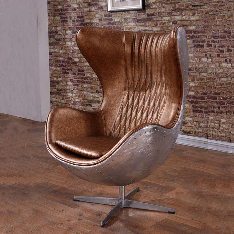Fawkes Aviator Office Chair, Aluminium Shell - Horizon and Stone 