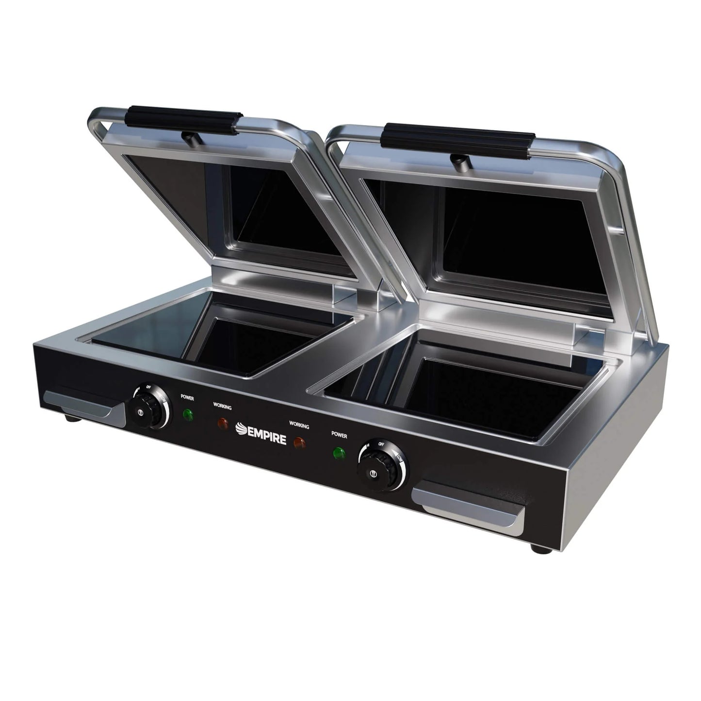 Ceramic Plate Double Contact Panini Grill Flat Top Flat Bottom - Horizon and Stone 