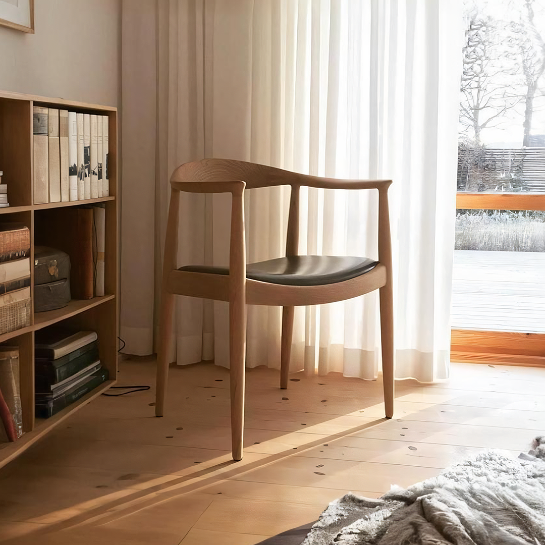 Hans Wegner Kennedy Dining Chair, Oak - Horizon and Stone 