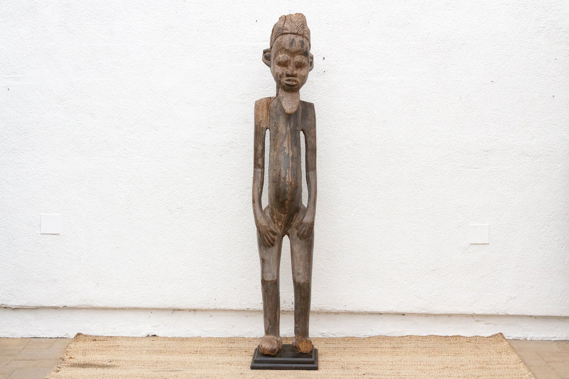 Ancient African 71" Tall Standing Senufo Elder - RARE FIND - Horizon and Stone 