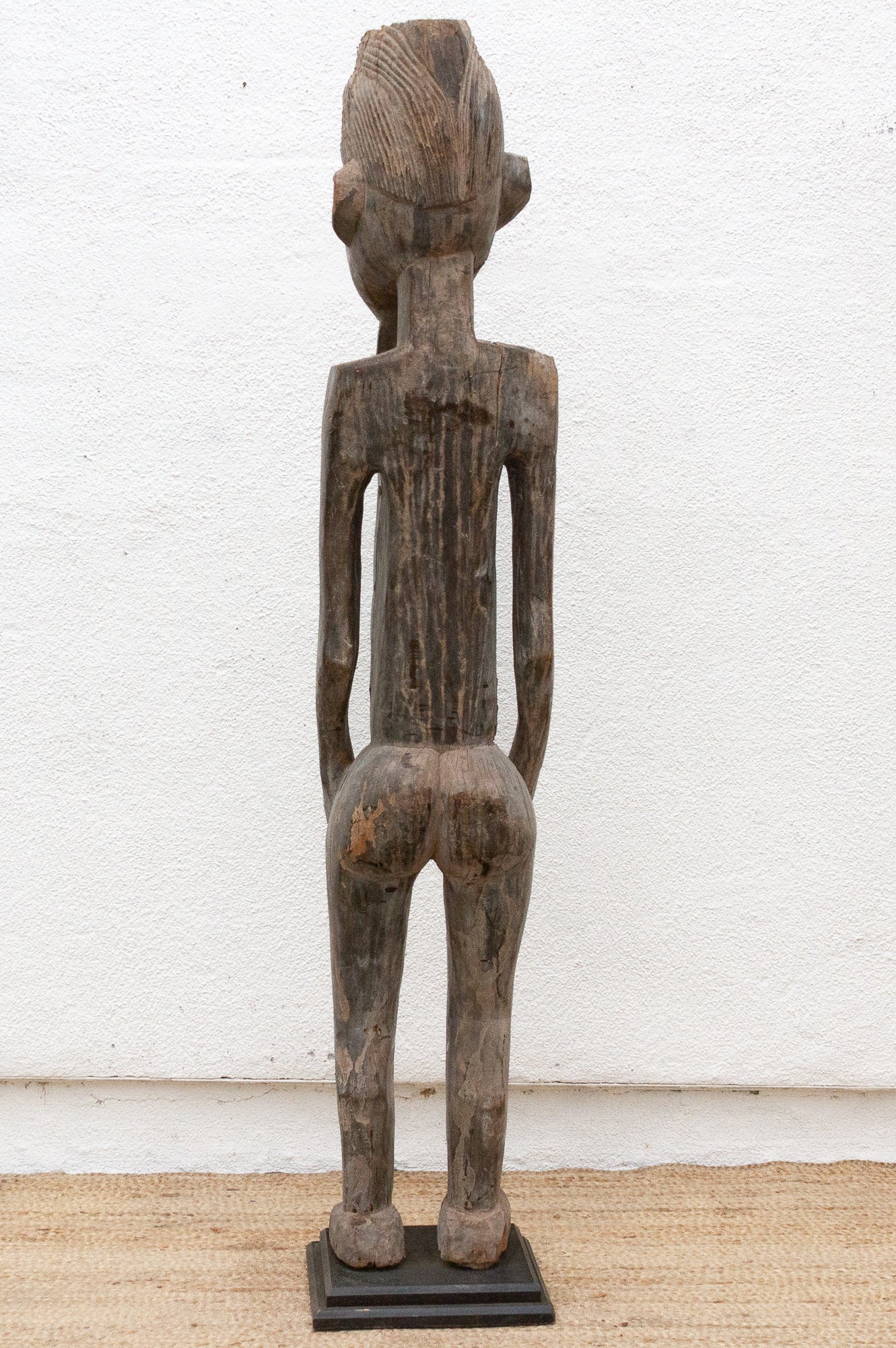 Ancient African 71" Tall Standing Senufo Elder - RARE FIND - Horizon and Stone 