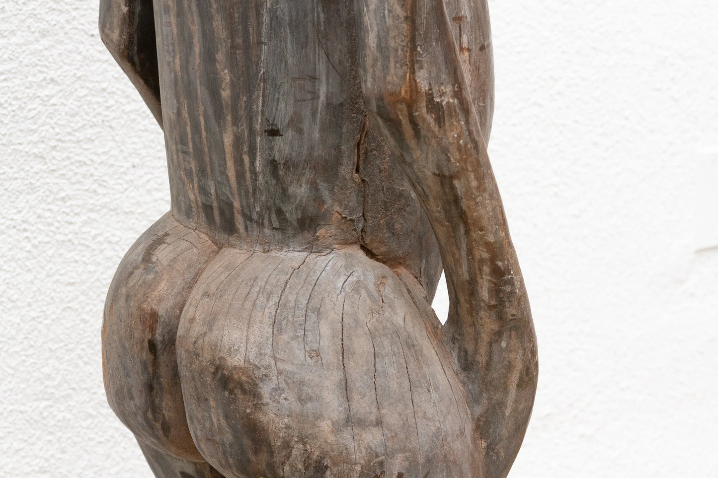 Ancient African 71" Tall Standing Senufo Elder - RARE FIND - Horizon and Stone 