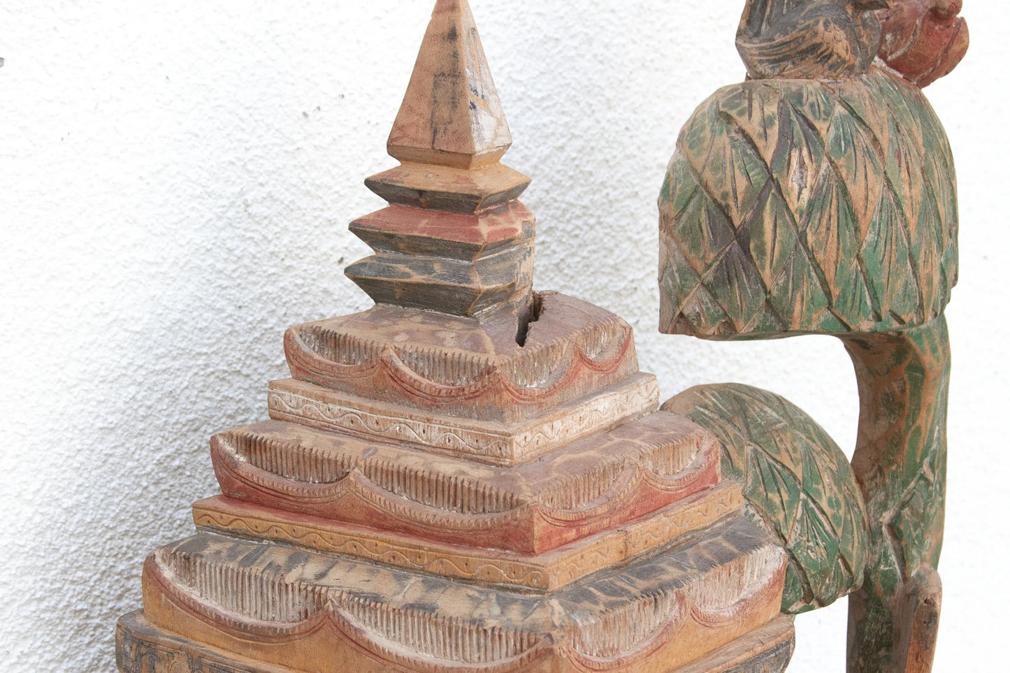 Divine Procession, Antique Thai Architectural Carving - Horizon and Stone 
