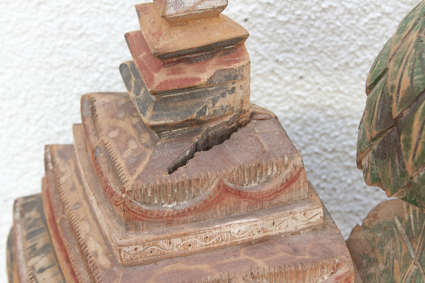 Divine Procession, Antique Thai Architectural Carving - Horizon and Stone 