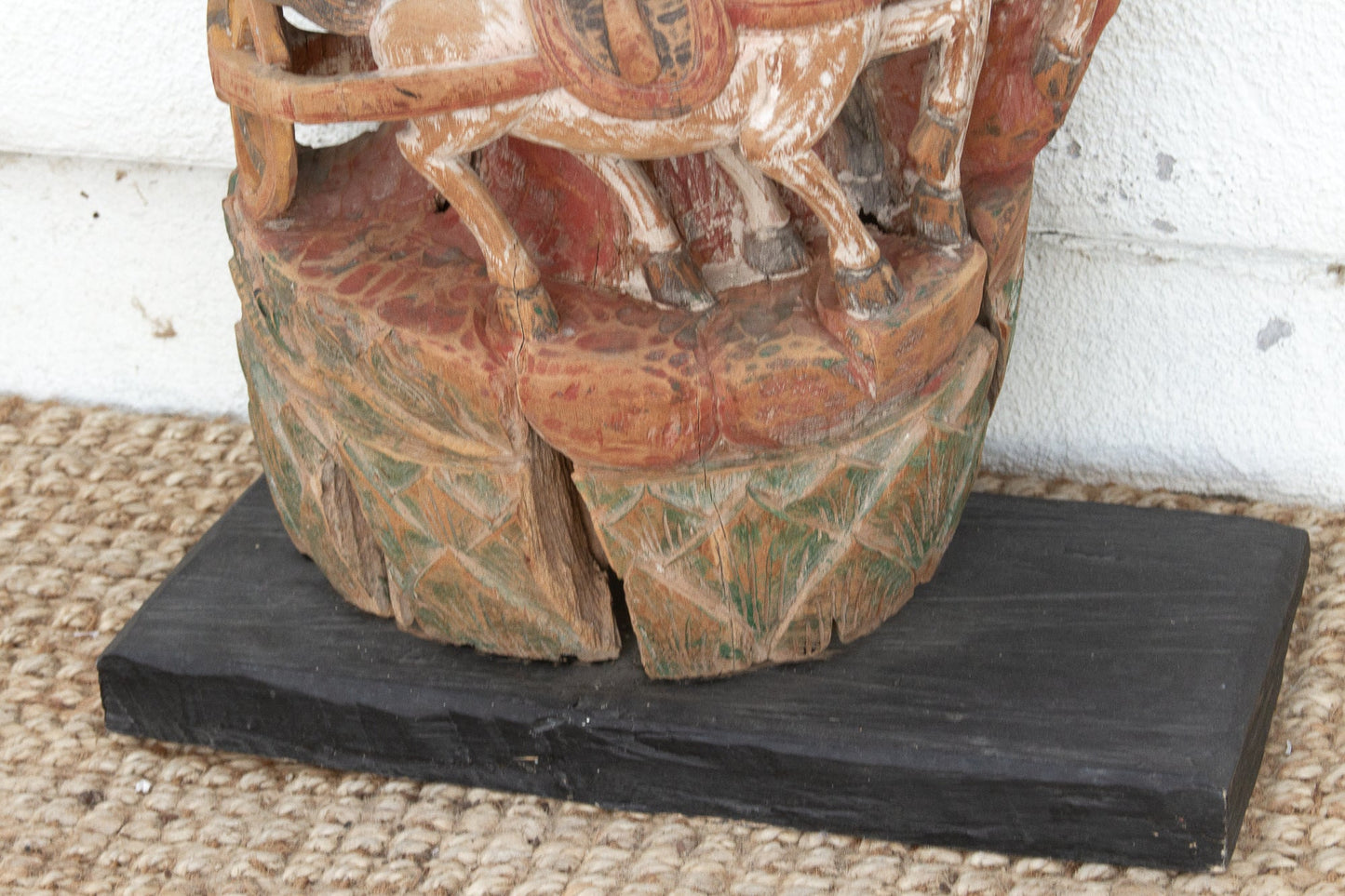 Divine Procession, Antique Thai Architectural Carving - Horizon and Stone 