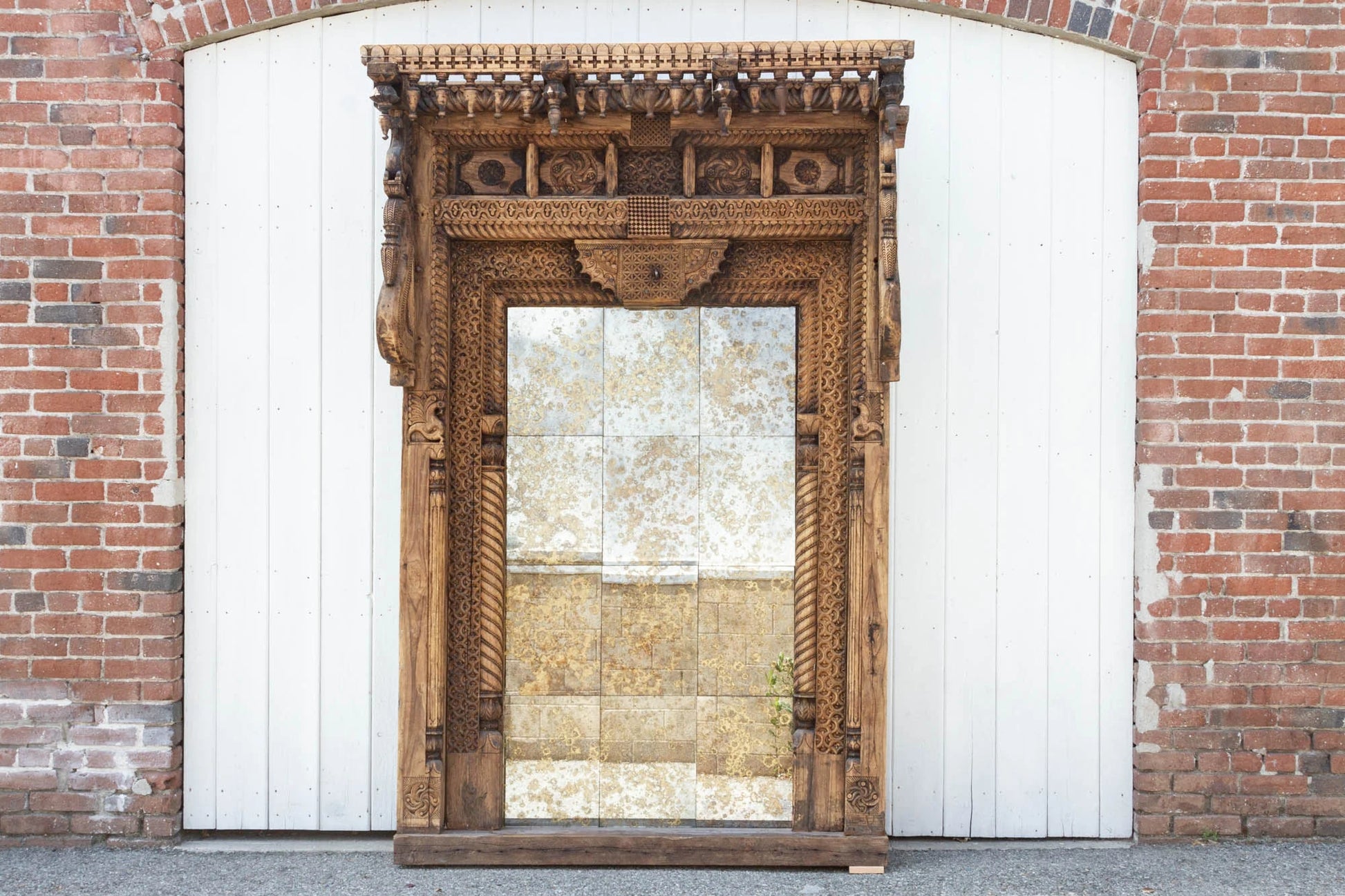 Majestic 18th Century Swat Valley Grand Mirror - Horizon and Stone 