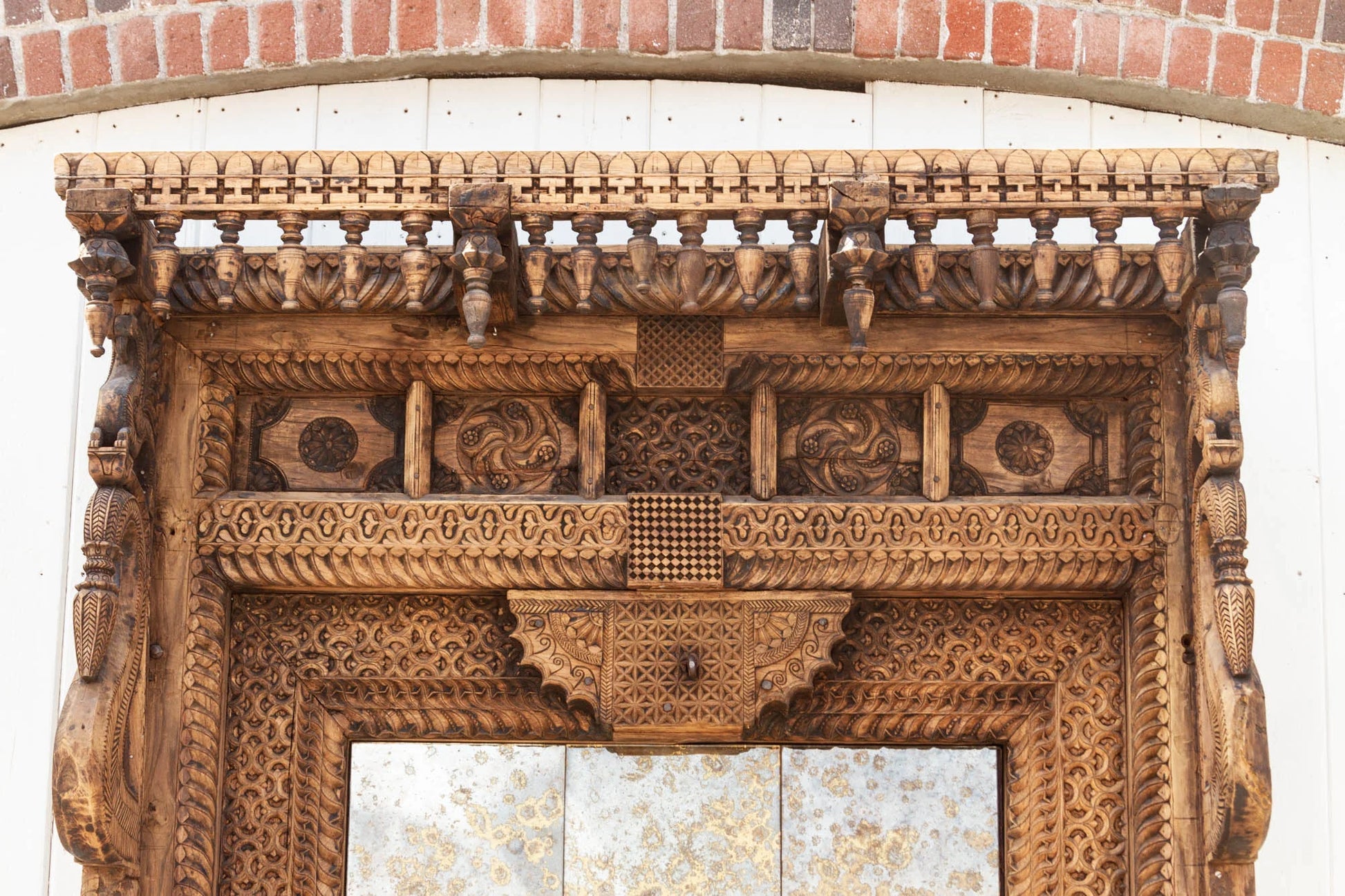 Majestic 18th Century Swat Valley Grand Mirror - Horizon and Stone 