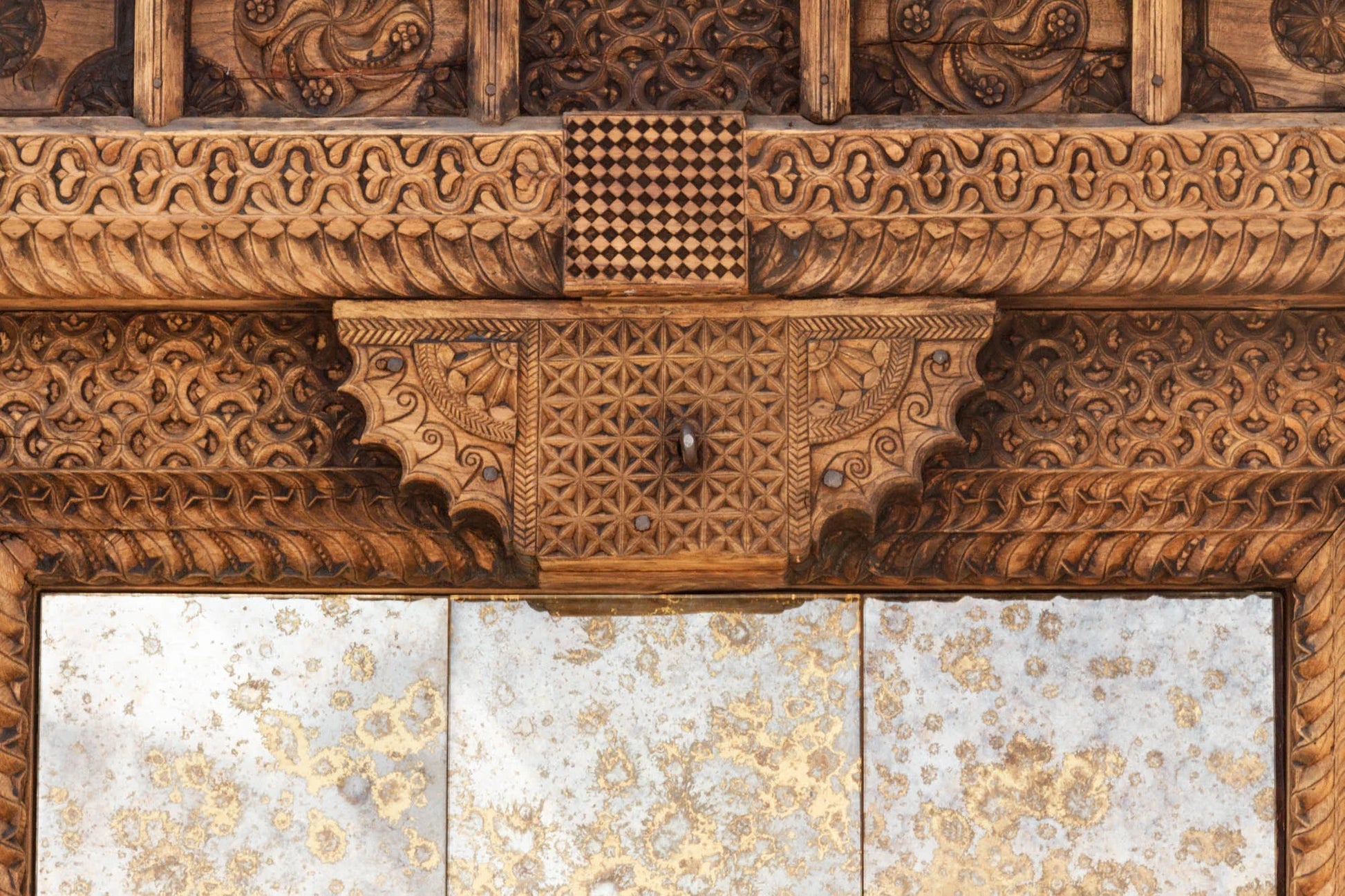 Majestic 18th Century Swat Valley Grand Mirror - Horizon and Stone 